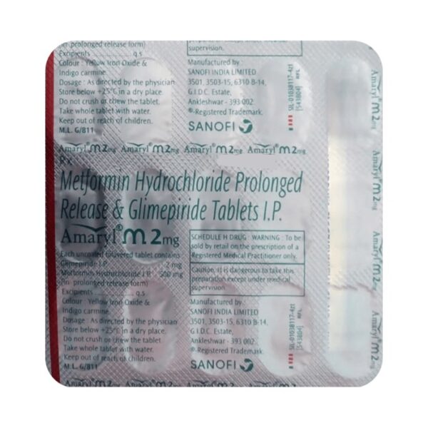 Amaryl M 2 mg Tablet