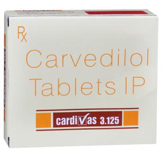 Cardivas 3.125 mg Tablet