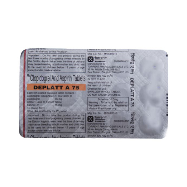 Deplatt 75 mg Tablet