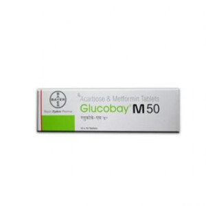 Glucobay M 50 mg Tablet