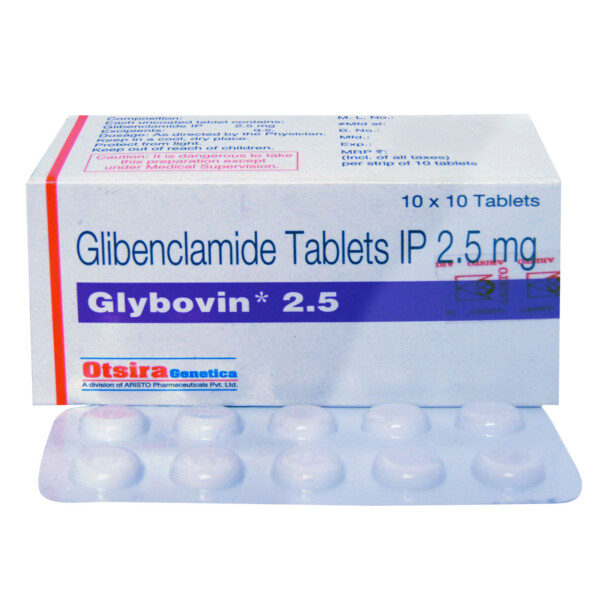 Glybovin 2.5 mg Tablet