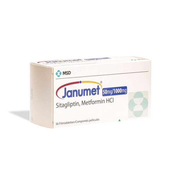 Janumet 50 mg/1000 mg Tablet