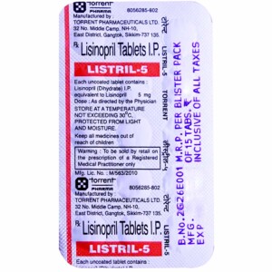 Listril 5 mg Tablet