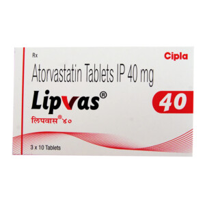 Lipvas 40 mg Tablet