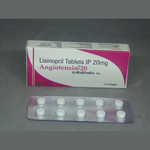 Lisinopril 20 mg Tablets (Angiotensin)