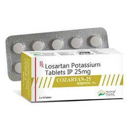 Losartan 25 mg Tablet (Cozartan)