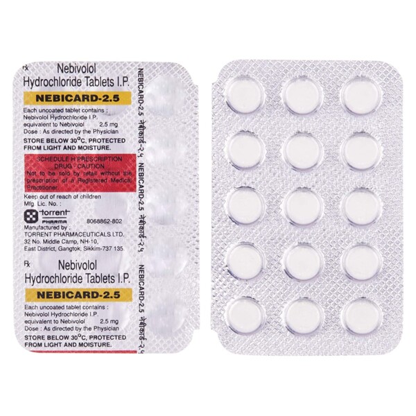 Nebicard 2.5 mg Tablet