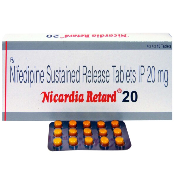 Nicardia Retard 20 mg Tablet
