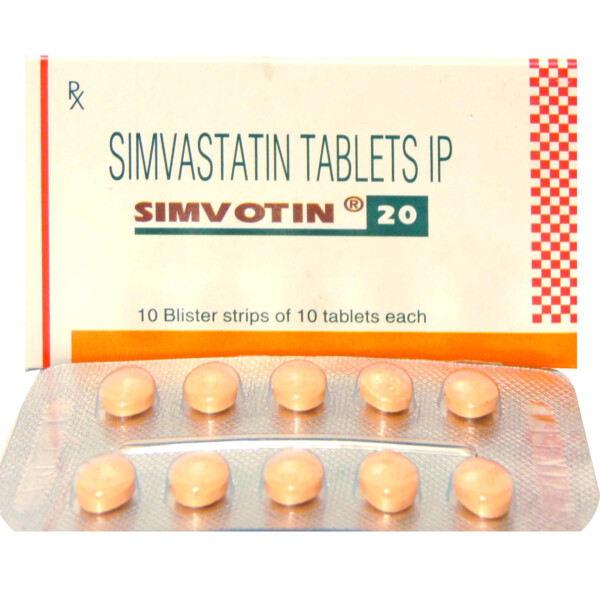 Simvotin 20 mg Tablet