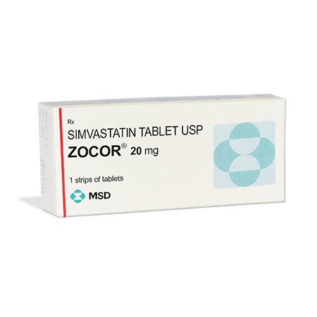 Zocor 20 mg Tablet