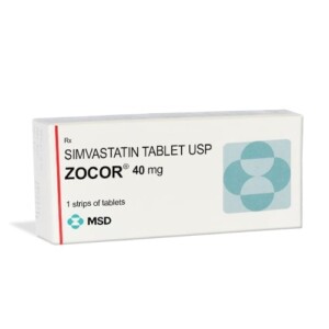 Zocor 40 mg Tablet