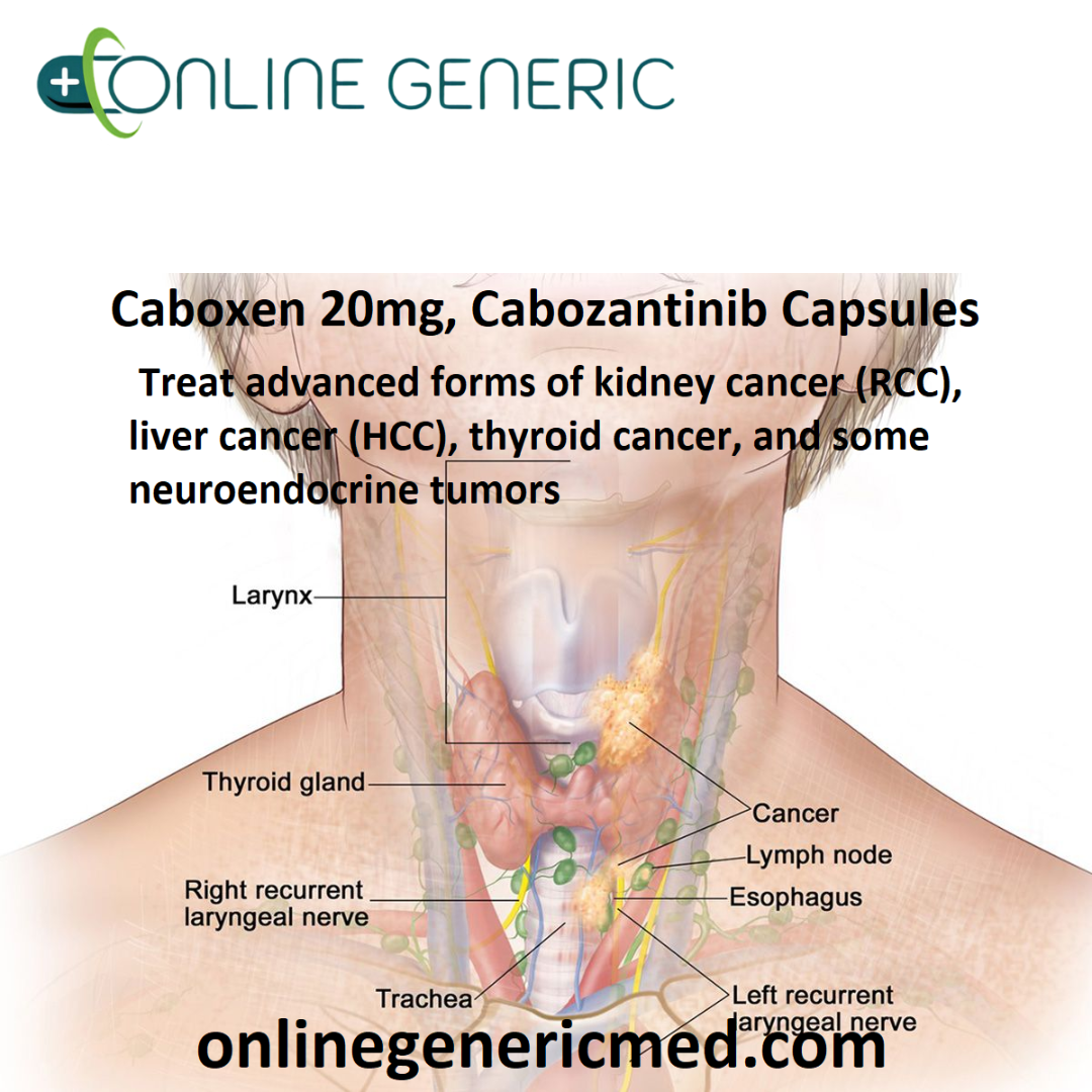 Caboxen 20mg, Cabozantinib Capsules