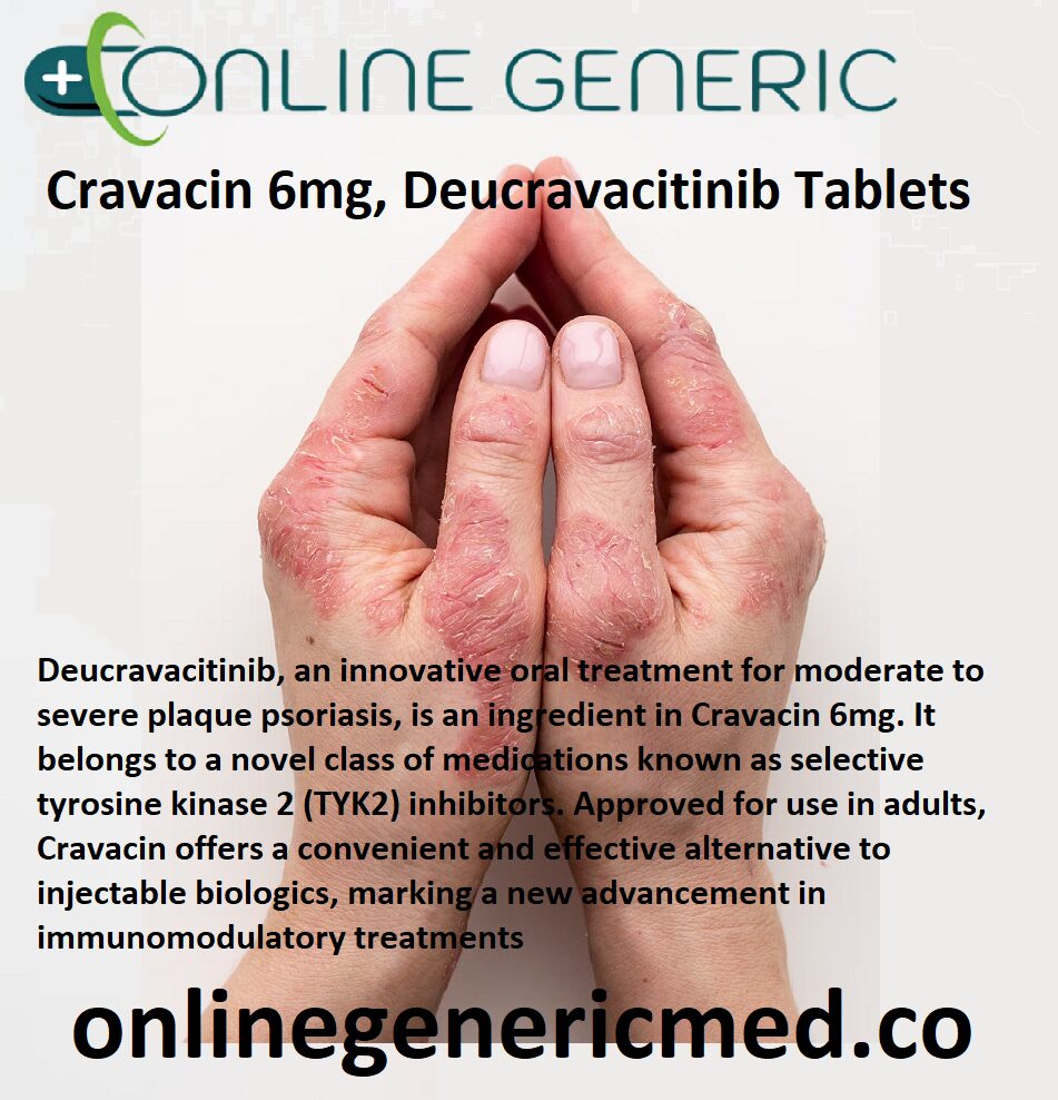 Cravacin 6mg, Deucravacitinib Tablets
