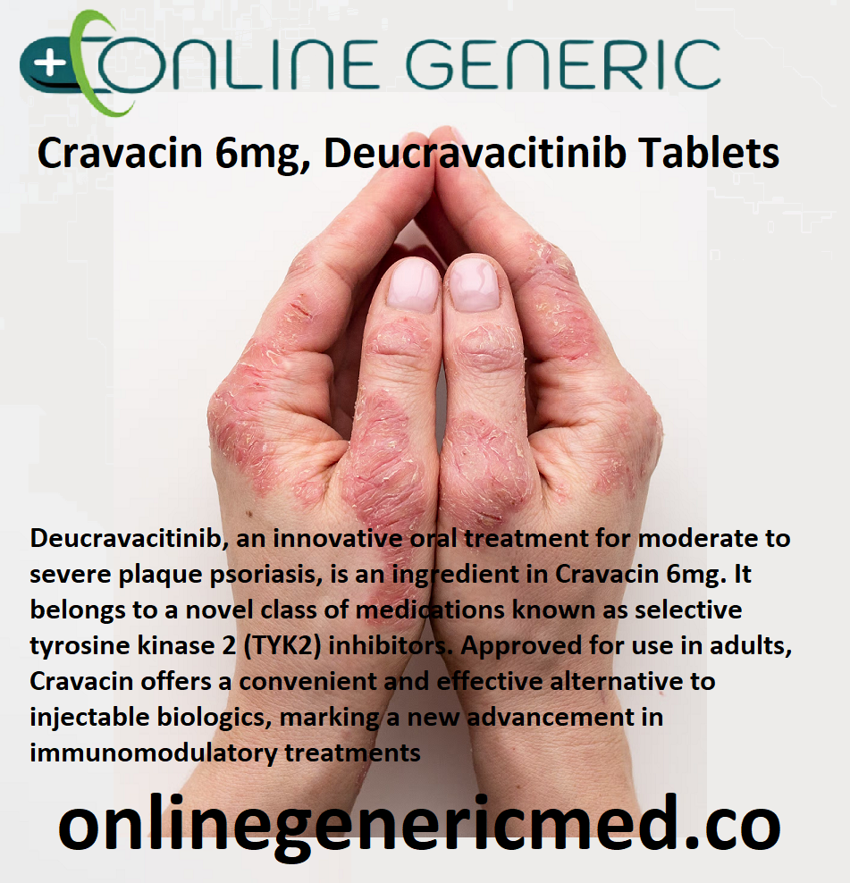 Cravacin 6mg, Deucravacitinib Tablets