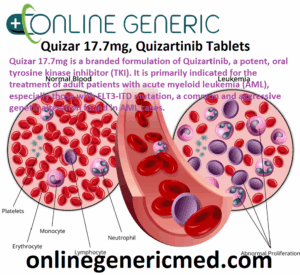 Quizar 17.7mg, Quizartinib Tablets