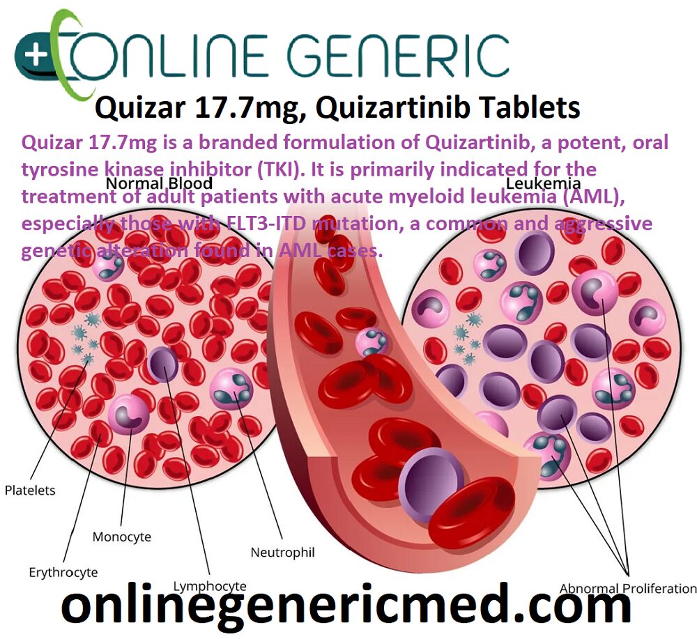Quizar 17.7mg, Quizartinib Tablets