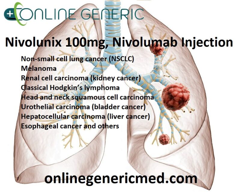 Nivolunix 100mg, Nivolumab Injection