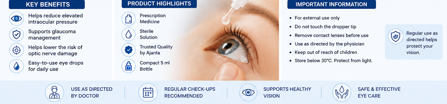 Timostar tablet Timostar Eye Drops packaging image