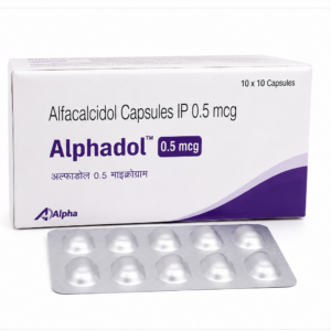 Alphadol 0.5mcg Capsule containing Alfacalcidol for Bone Health