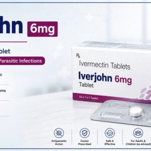 Iverjohn 3mg Tablet Ivermectin 3mg Antiparasitic Medicine