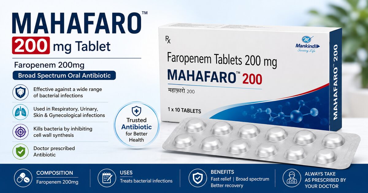 mahafaro Mahafaro 200mg Tablet Strip