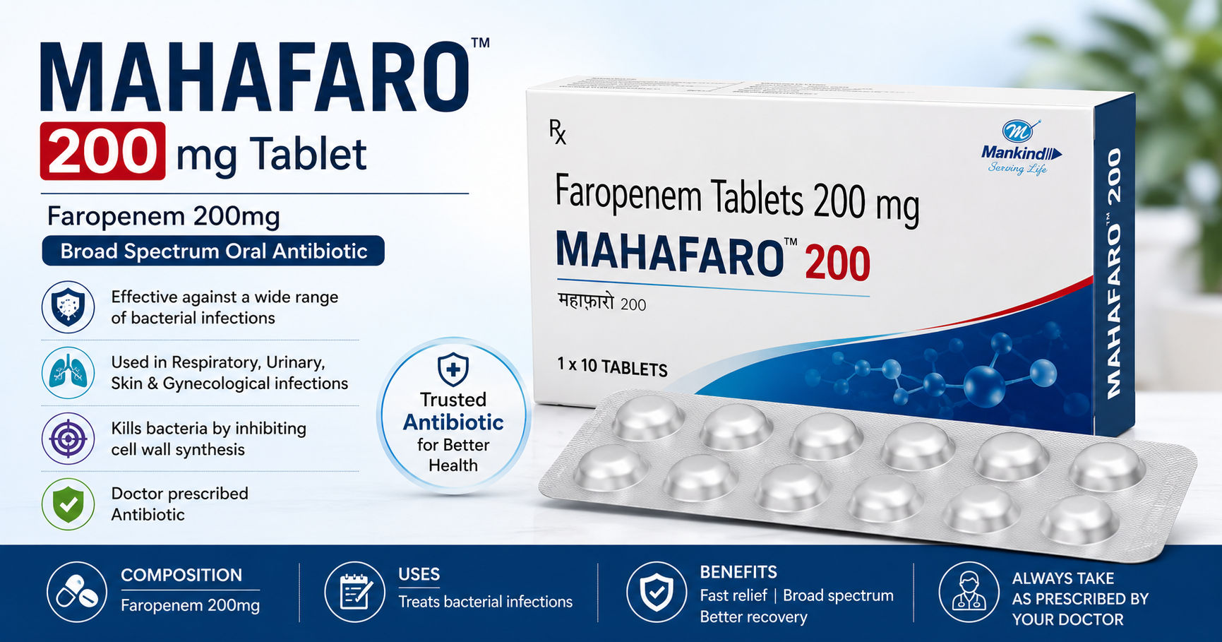 mahafaro Mahafaro 200mg Tablet Strip
