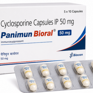 Panimun Bioral 50mg Capsule Ciclosporin 50mg Product Pack
