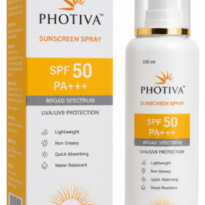 Photiva Sunscreen Spray 100ml SPF 50 PA+++ Broad Spectrum UVA UVB Sun Protection Spray