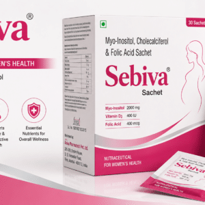 Sebiva Sachet 30 Sachets Myo-Inositol Vitamin D3 Folic Acid