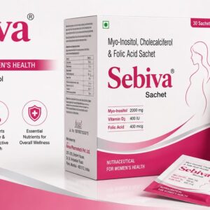 Sebiva Sachet 30 Sachets Myo-Inositol Vitamin D3 Folic Acid