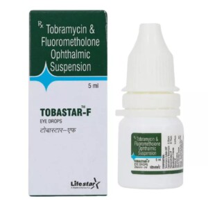 Tobastar-F Eye Drops 5ML – Tobramycin and Fluorometholone Eye Drops