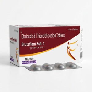 Brutaflam Plus Tablet containing Etoricoxib 60mg and Paracetamol 325mg