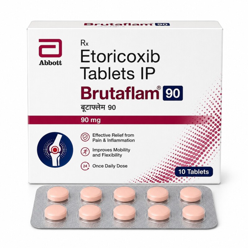 Brutaflam 90 Tablet containing Etoricoxib 90mg