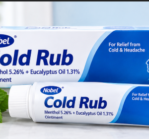 Nobel Cold Rub 20g Menthol and Eucalyptus Oil Ointment