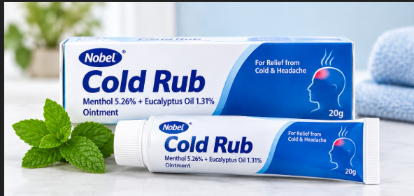 cold rub Nobel Cold Rub 20g Menthol and Eucalyptus Oil Ointment
