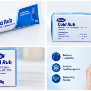 Nobel Cold Rub 20g ointment tube and box