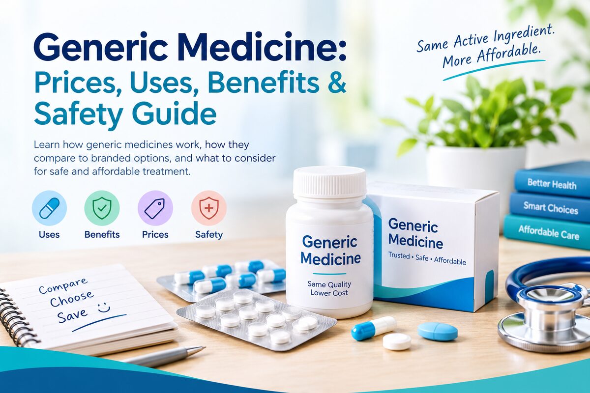 Generic Medicine prices uses benefits and safety guide