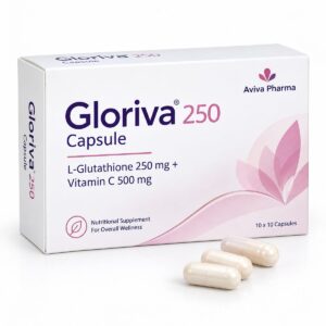 Gloriva 250 Capsule with L-Glutathione and Vitamin C