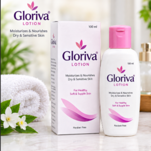 Gloriva Lotion 100ml for moisturizing and nourishing dry sensitive skin