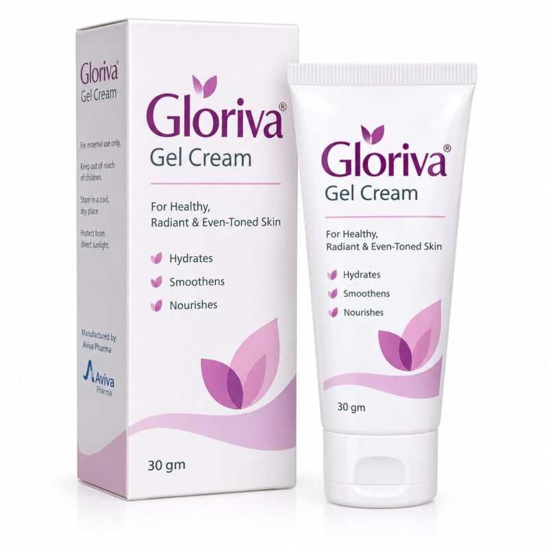 Gloriva Gel Cream for skin hydration and even-looking skin