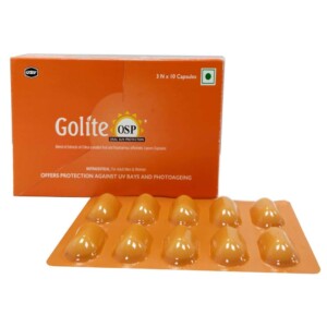 Golite OSP Capsule USV 3x10 capsules box and medicine strip