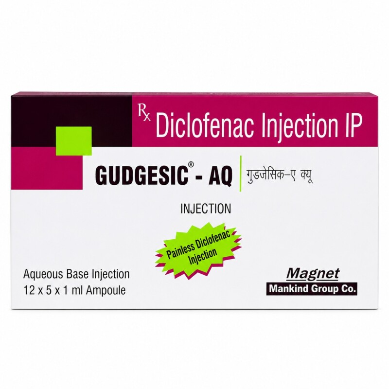 Gudgesic-AQ Injection containing Diclofenac Sodium 75mg