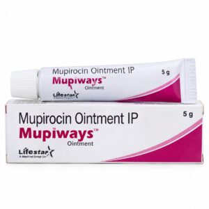 Mupiways 5gm Mupirocin Ointment Tube and Carton