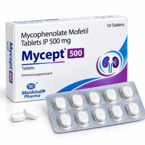 Mycept 500 Tablet containing Mycophenolate Mofetil 500mg