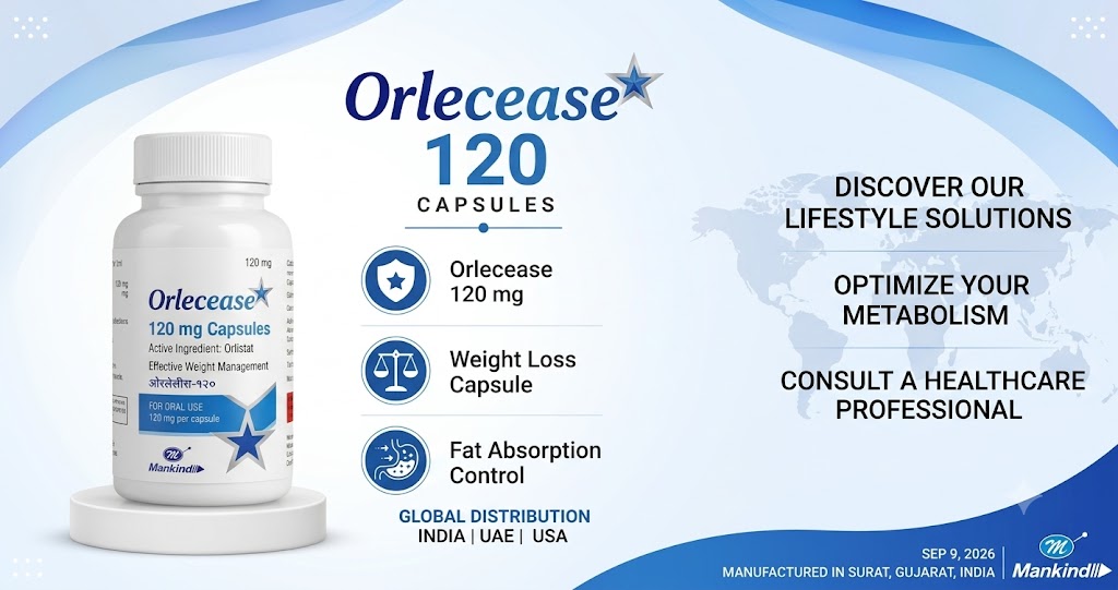 orleceaseeeee Orlecease Capsule containing Orlistat for weight management